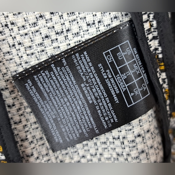 Guess by Marciano Women's Blazer Coat Jacket Asymmetrical Zip Cotton Linen 2 US - Picture 12 of 15